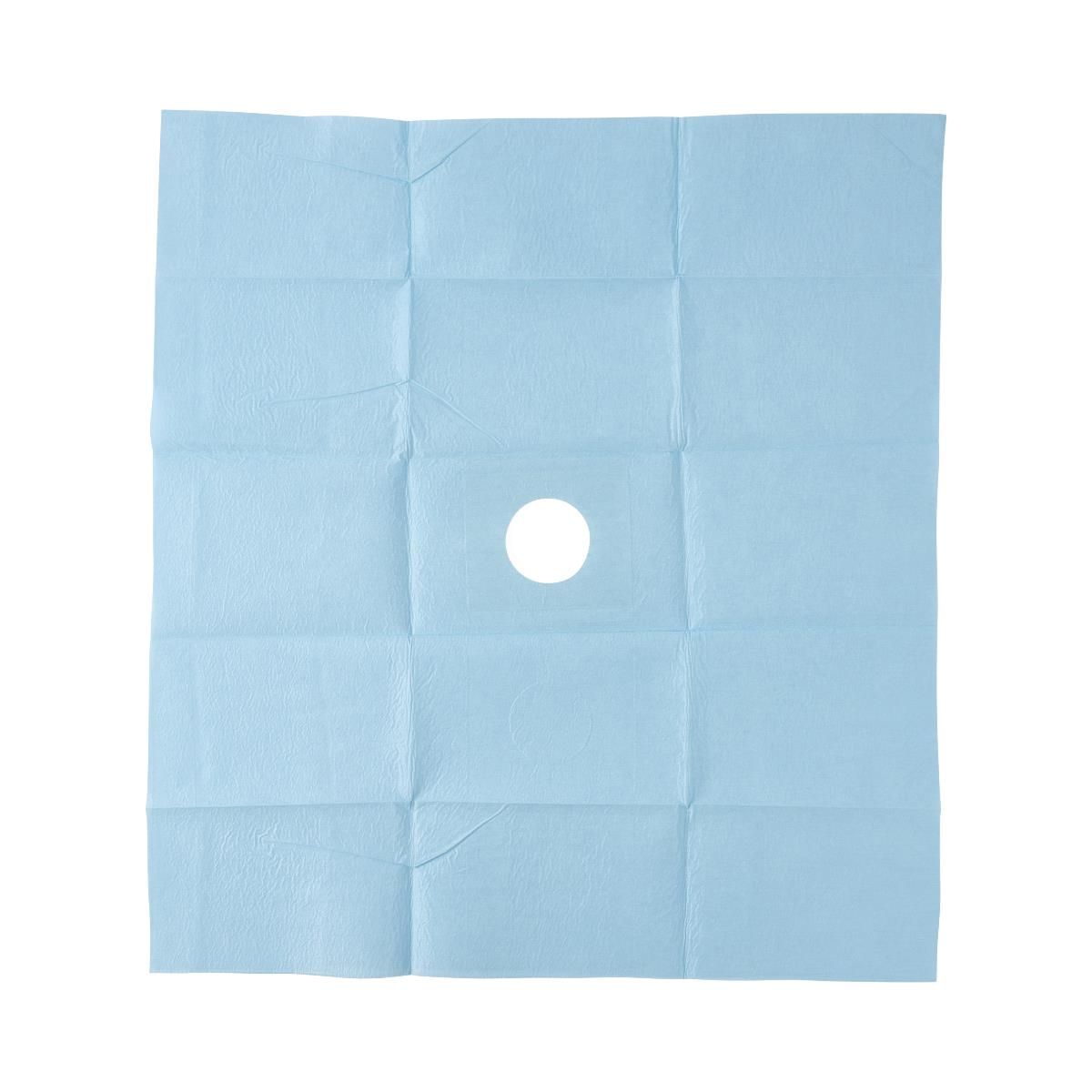 Minor Procedure Surgical Drape with Circular Aperture; 24" x 26" (61 cmx 66 cm) — Box of 25