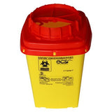 ECS CT3 Sharps Container — Yellow with Red Lid, 3 L — 1 Container