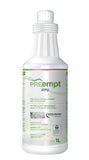 PREempt RTU one-step surface cleaner and disinfectant, 1 L bottle; manufacturer photo shows capped bottle