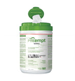 PREempt surface disinfectant wipes, 160-wipe canister