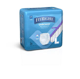 FitRight® Super Adult Incontinence Underwear; Large, 40"-56" (102 cm - 142 cm)