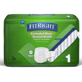 FitRight® Extended-Wear Stretch Briefs; Size 1