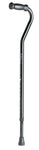 Premium Offset Handle Canes; Black, Single Point, Adult, 31" to 40" — Case of 6