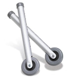 3" Wheel for Walkers; Footpiece Set with 3" Wheels for Walkers, 3/CS — Pair