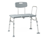 Transfer Bench with Back; Knockdown Transfer Bench, 400 lb. Weight Capacity