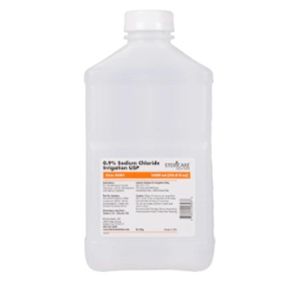 0.9% Sodium Chloride Irrigation USP, 1000 mL — Case of 6