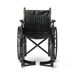 Guardian K1 Series Wheelchair; 16" (40.64 cm), Vinyl, Swing-Back Desk-Length Arms, Swing-Away Footrests