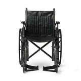 Guardian K1 Series Wheelchair; 16" (40.64 cm), Vinyl, Swing-Back Desk-Length Arms, Swing-Away Footrests