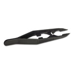 Plastic Single-Use Thumb Forceps; 4.5" (11.5 cm) — Case of 400