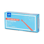Single-Use Ear Curette; 4 mm, Red Angled Loop — Box of 50