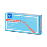 Single-Use Ear Curette; 4 mm, Red Angled Loop — Box of 50