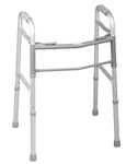 Youth 2-Button Folding Walker without Wheels; Junior Walker, 2 Button, Folding, 1" Adjustable