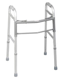 Youth 2-Button Folding Walker without Wheels; Junior Walker, 2 Button, Folding, 1" Adjustable