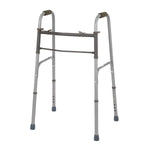 Junior 2-Button Folding Walker without Wheels; Basic