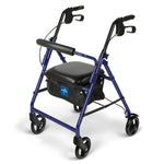 Basic Rollator; Blue, 6" Wheels