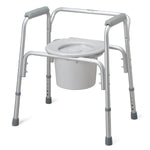 Aluminum Bedside Commode; Aluminum Bedside Commode — Case of 4