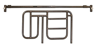 Half Rail for Homecare Beds; Spring-Loaded Universal Clamp-On Half Rail for Home Care Beds (excludingBariatric) — Pair