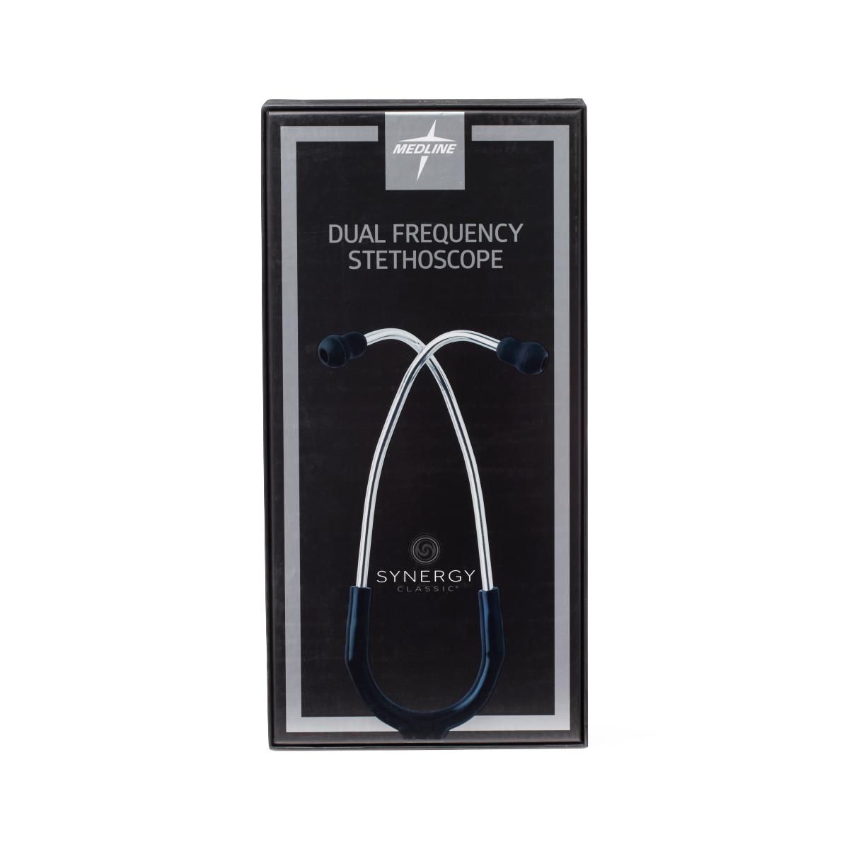 Synergy® Dual-Frequency Dual-Head Stethoscope; Black