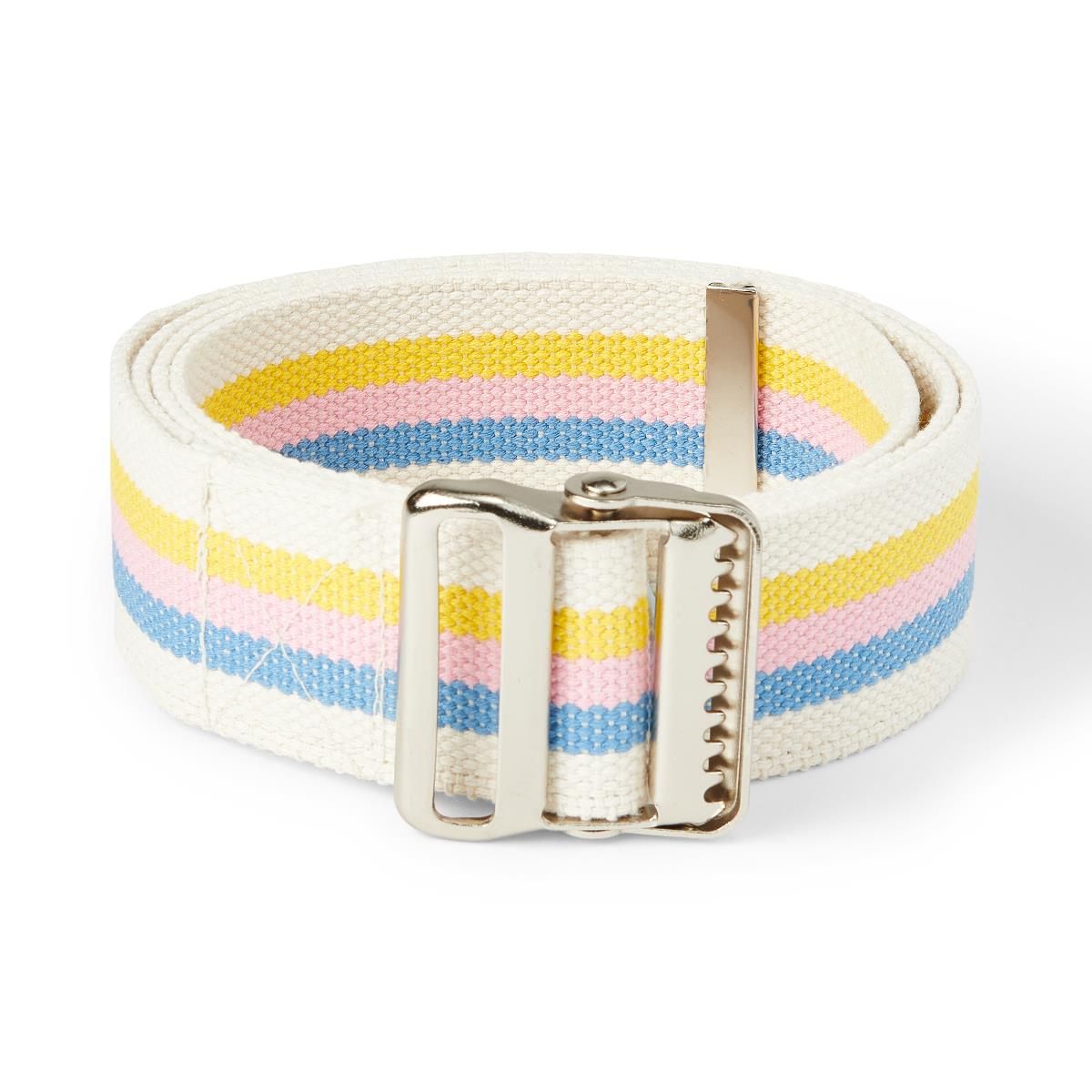 Transfer/Gait Belt; Metal Buckle, 2" x 60", Pastel
