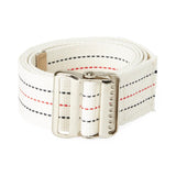 Transfer/Gait Belt; Metal Buckle, 2" x 60" (5 cm x 152 cm), Red, White and Blue Stripes — Case of 6