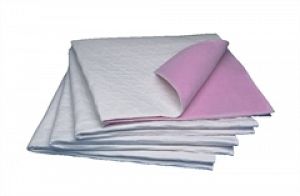 Sofnit 300 Underpad; quilted, pink outer cover, 18" x 24"