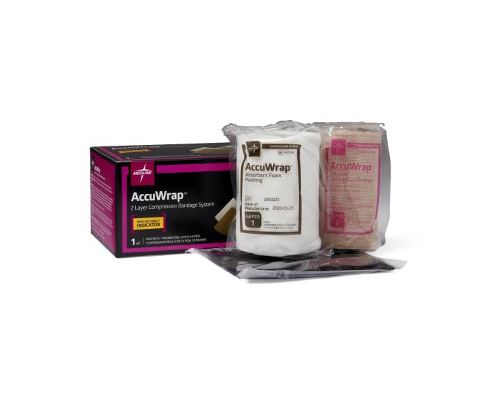 Medline AccuWrap 2-layer compression bandage system