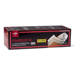 Medline FourFlex actual manufacturer catalogue packaging; selected format and case of eight systems specified in listing