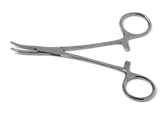 Medline Curved Mosquito forceps; catalogue family illustration, length or grade may differ