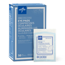 Medline EyePad manufacturer source family photograph; selected size and pack may differ