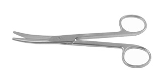 CurvedMayo instrument design from Medline catalogue; family illustration, size or grade may differ