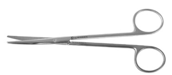 CurvedMetzenbaum instrument design from Medline catalogue; family illustration, size or grade may differ