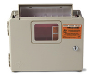 Medline MDS707953 wall-mounted locking enclosure; sharps container sold separately