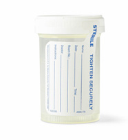 Medline SpecimenCup actual supplier catalogue photograph; specified model and selling quantity supplied
