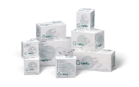 Actual supplier catalogue photograph of Mefix tape; selected width and selling quantity are stated in the product listing.