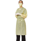 Medline AAMI yellow isolation gown
