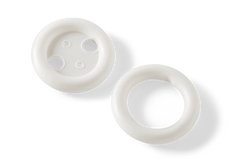 Medline ring pessary family: with support at left and without support at right