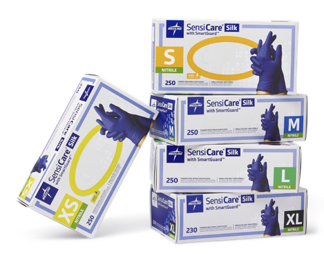 Silk product family image from Medline catalogue; pictured size is illustrative