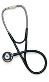 Medline Elite stethoscope actual manufacturer catalogue photograph in black; selected colour specified in listing