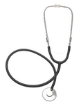 Medline SingleHead stethoscope actual manufacturer catalogue photograph in black; selected colour specified in listing