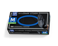 Storm glove family packaging; pictured size is illustrative