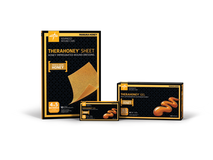 Medline TheraHoney gel and sheet actual supplier catalogue family photograph; selected format size and selling quantity specified