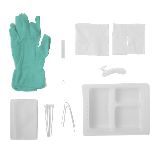 Medline Trach Tray family; supplier catalogue photograph