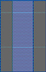 Medline TableCover manufacturer catalogue schematic; selected dimensions and selling quantity specified separately
