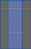 Medline TableCover manufacturer catalogue schematic; selected dimensions and selling quantity specified separately