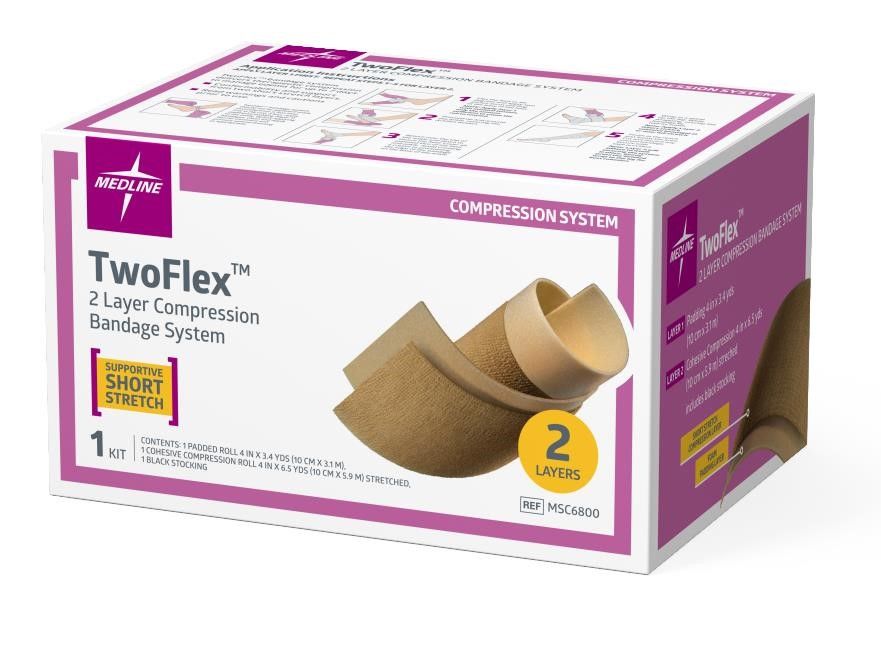 Medline TwoFlex 2-layer compression bandage system