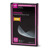 Medline Versatel manufacturer catalogue family photograph; selected dressing dimensions and pack quantity may differ