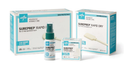 Medline SureprepRapid source catalogue photograph; selected size, format and pack quantity are specified separately