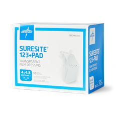 Medline SuresitePad source catalogue photograph; selected size, format and pack quantity are specified separately
