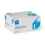 Pressure-Activated Safety Blood Lancet; 30G x 1.5 mm — Case of 2000