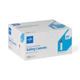 Pressure-Activated Safety Blood Lancet; 30G x 1.5 mm — Case of 2000